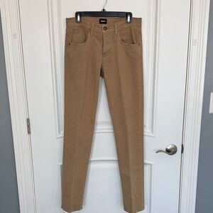 Men’s Hudson Jeans Tan Cotton-Blend Pants
